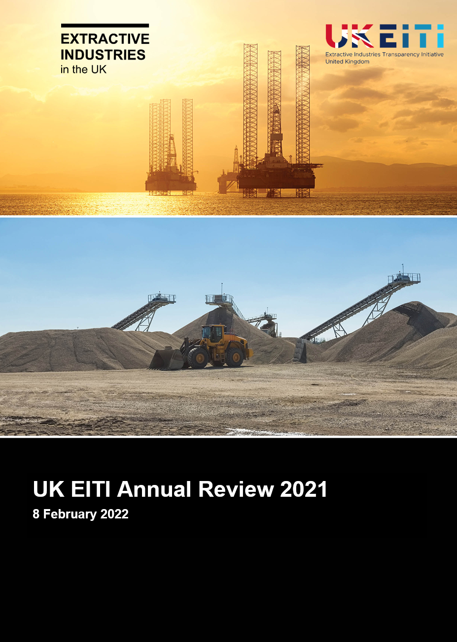 UK EITI Annual Review 2021 cover